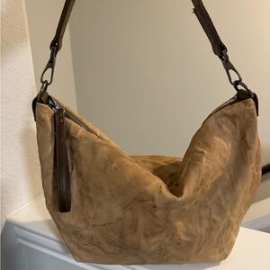 Rough & Tumble Tan Leather Shoulder Bag